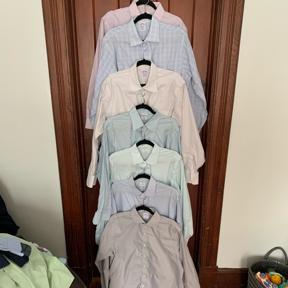Lot of Brooks Brothers Dress Shirts 16 1/2-4/5